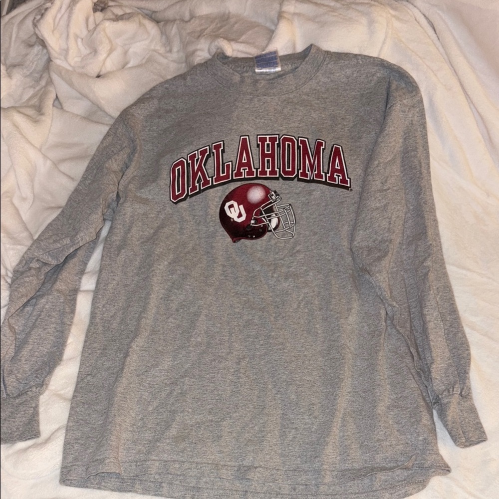 Oklahoma Grey Long Sleeve Shirt